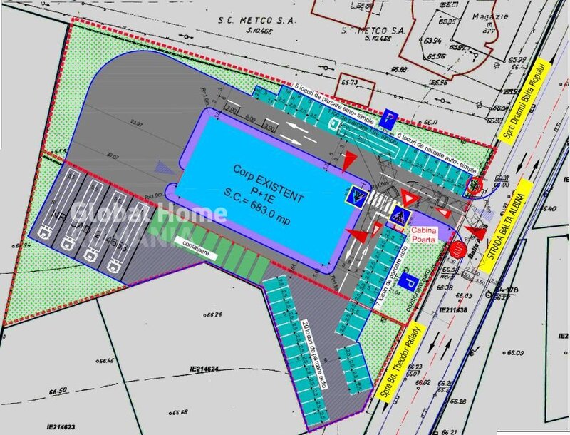 Theodor Pallady 127, showroom, hala 875 mp, teren 4750 mp, 40 parcari.
